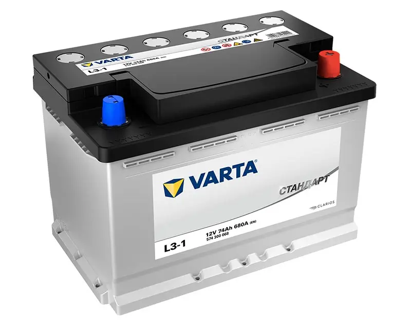 VARTA Россия VARTA Россия  74e 6СТ-74.0 L3-1  VARTA Стандарт 574300068